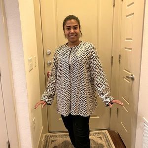 Emmelle black and white sequined jacket